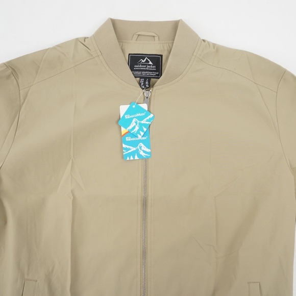 MagcoMsen Lightweight Zip-Up Bomber Jacket - Picture 4 of 10